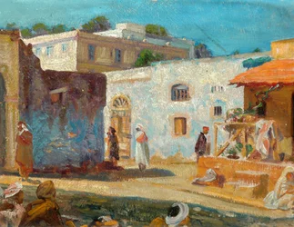 Gatescene i Tanger, 1914